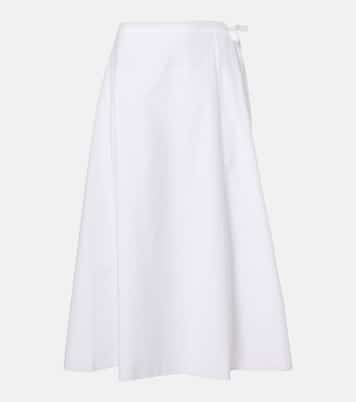 Falda midi Fleur de algodón | The Row
