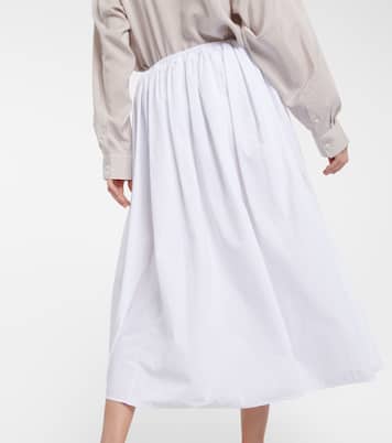 Falda midi Fleur de algodón | The Row