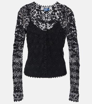 Layered cotton lace top | Polo Ralph Lauren