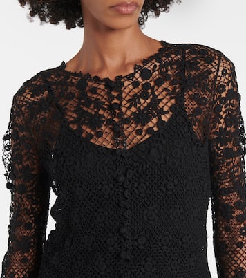 Layered cotton lace top | Polo Ralph Lauren