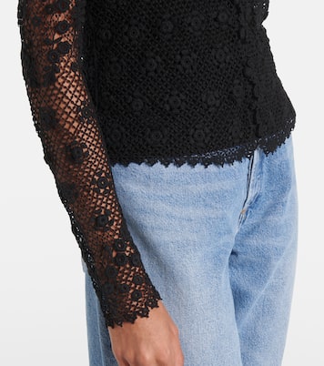 Layered cotton lace top | Polo Ralph Lauren