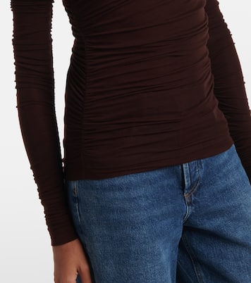 Top drapeado Tania de jersey | Agolde