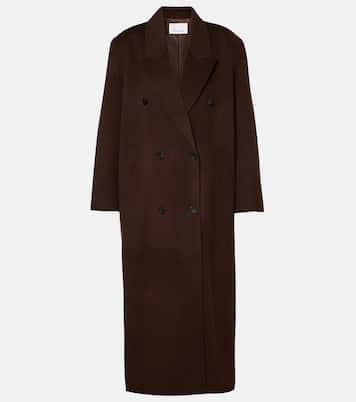 Gaia double-breasted wool-blend coat | The Frankie Shop