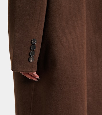 Gaia double-breasted wool-blend coat | The Frankie Shop