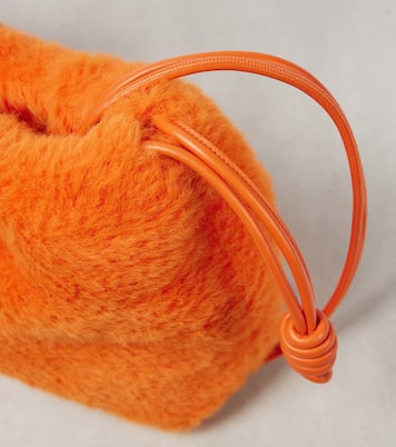 Flamenco Large faux fur clutch | Loewe