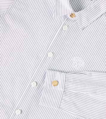 Camisa Medusa de algodón a rayas | Versace Kids