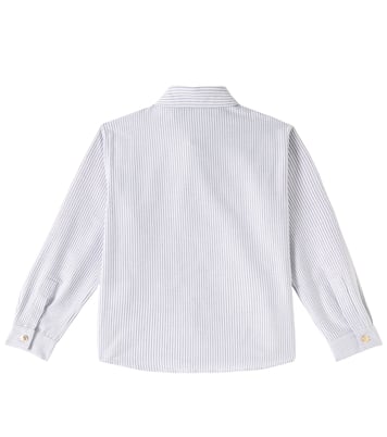 Camisa Medusa de algodón a rayas | Versace Kids