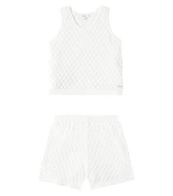 Cotton top and shorts set | Chloé Kids