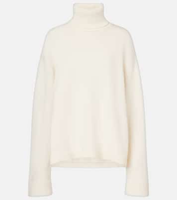 Rhea wool and cotton turtleneck sweater | The Frankie Shop