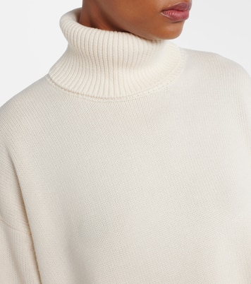 Rhea wool and cotton turtleneck sweater | The Frankie Shop