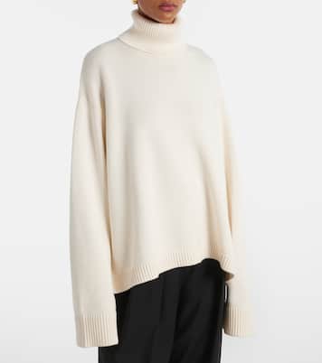 Rhea wool and cotton turtleneck sweater | The Frankie Shop