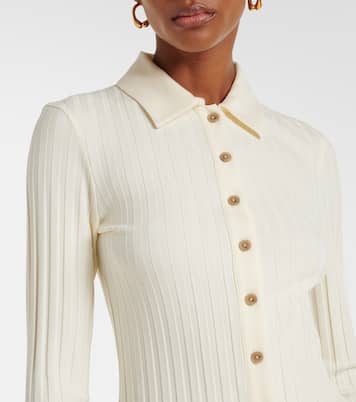 Cardigan in maglia a coste | Vince