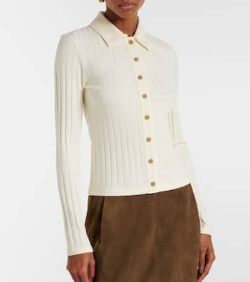 Cardigan in maglia a coste | Vince