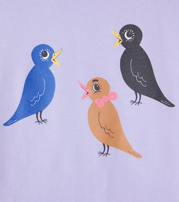 T-shirt Birds in misto cotone | Mini Rodini