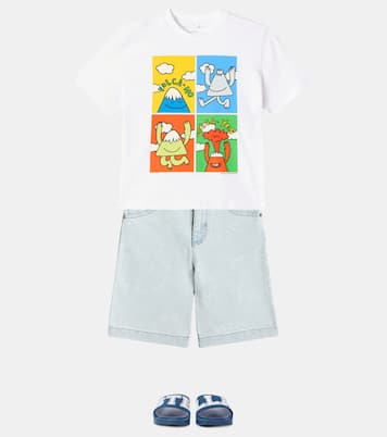 Camiseta de algodón estampada | Stella McCartney Kids