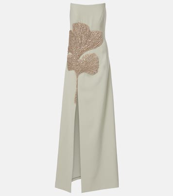 Faranna embellished crêpe gown | Costarellos