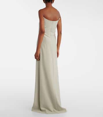 Faranna embellished crêpe gown | Costarellos