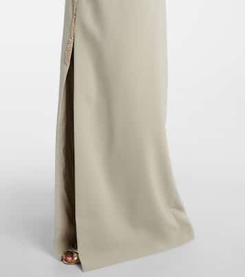 Faranna embellished crêpe gown | Costarellos
