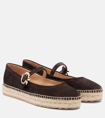 Elda suede espadrilles Mary Jane flats | Gianvito Rossi