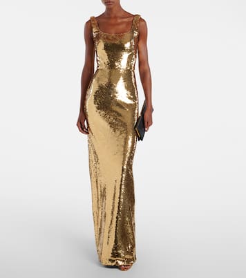 Sequined gown | Monique Lhuillier