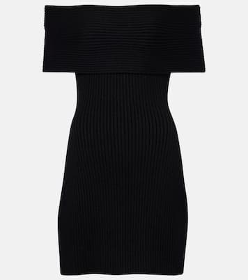 Ribbed-knit wool and alpaca-blend minidress | Givenchy