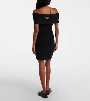 Ribbed-knit wool and alpaca-blend minidress | Givenchy