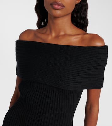 Ribbed-knit wool and alpaca-blend minidress | Givenchy