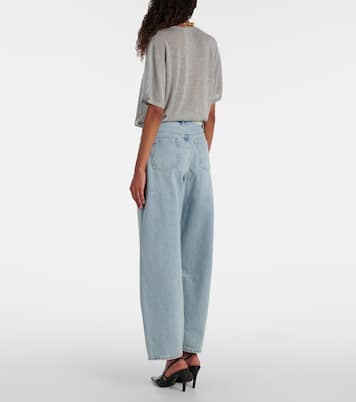 Twisted Bonnie mid-rise barrel jeans | 7 For All Mankind