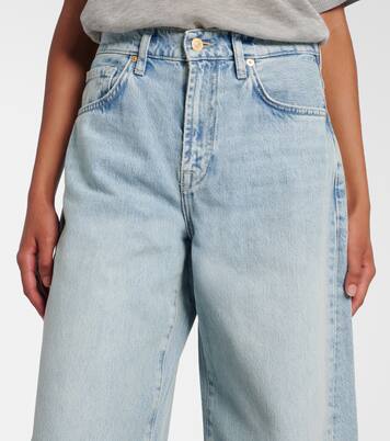 Twisted Bonnie mid-rise barrel jeans | 7 For All Mankind