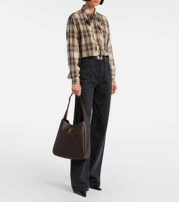 Le 5 à 7 Supple L号皮革单肩包 | Saint Laurent
