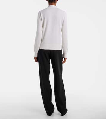 Tie-neck wool and cashmere sweater | Jardin des Orangers