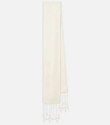 Lace-trimmed scarf | Toteme