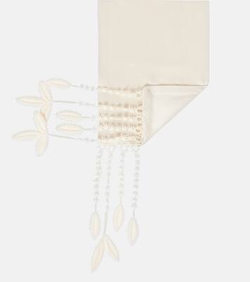Lace-trimmed scarf | Toteme