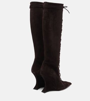 Nina 105 suede knee-high boots | Paris Texas