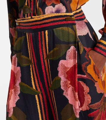 Pantalon ample à taille haute et fleurs  | Farm Rio