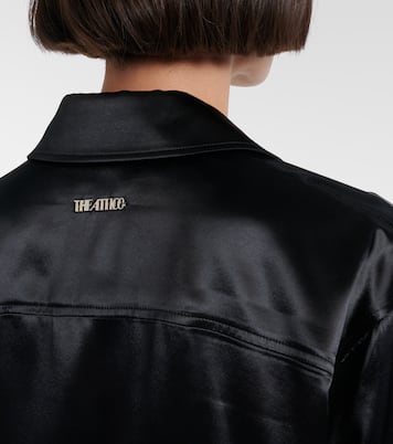 Satin shirt dress | The Attico