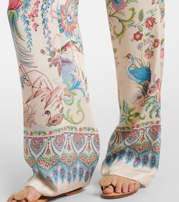 Floral wide-leg pants | Etro