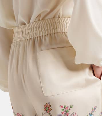 Floral wide-leg pants | Etro