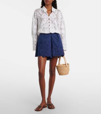 Besticktes Hemd aus Baumwolle | Juliet Dunn