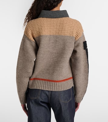 Polopullover aus Woll-Jacquard | JW Anderson