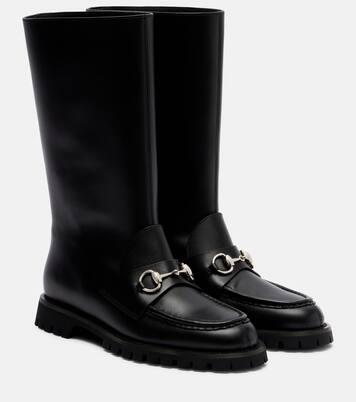Stiefel Horsebit aus Leder | Gucci
