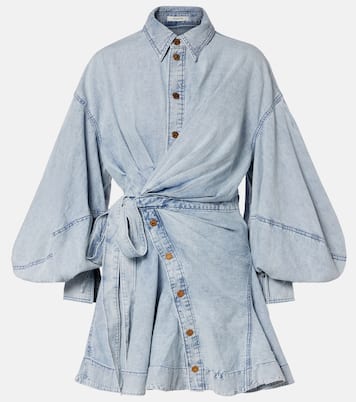 Rebellion denim minidress | Zimmermann