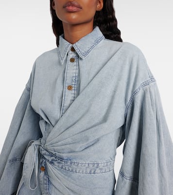 Rebellion denim minidress | Zimmermann