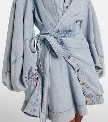 Rebellion denim minidress | Zimmermann