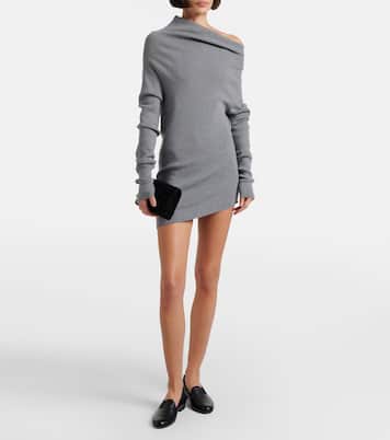 Aige cotton and cashmere minidress | Lisa Yang