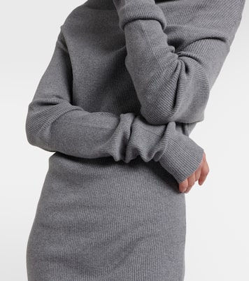 Aige cotton and cashmere minidress | Lisa Yang