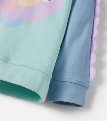 Printed cotton jersey sweatshirt | Stella McCartney Kids