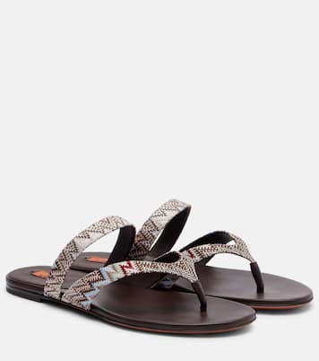 صندل بصباع بلمسة Luise Zigzag | Missoni