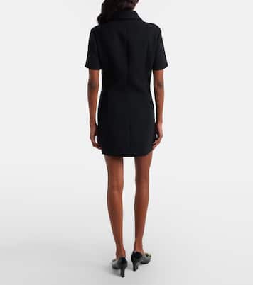 Double G wool crêpe minidress | Gucci