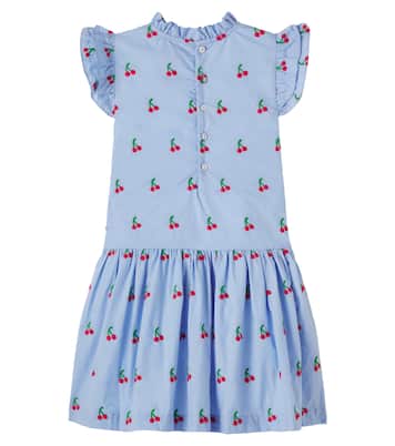 Rita embroidered ruffled dress | La Coqueta